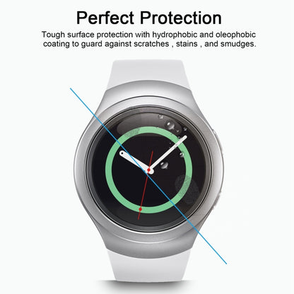 2 PCS ENKAY Hat-Prince for Samsung Gear S2 Smart Watch 0.2mm 9H Surface Hardness 2.15D Explosion-proof Tempered Glass Screen Film - Screen Protector by ENKAY | Online Shopping UK | buy2fix