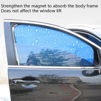 4 in 1 R-2938 Single-Layer Sun Protection Magnetic Car Curtain Vehicle Water Drop Sunshade - In Car by buy2fix | Online Shopping UK | buy2fix