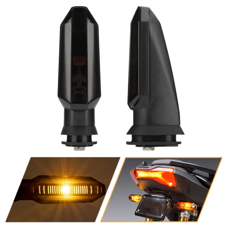 2pcs For Honda RS150 XRE300 CRF300 X-ADV Motorcycles LED Turn Signal Light(Black) - In Car by buy2fix | Online Shopping UK | buy2fix