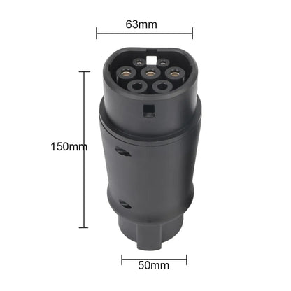 SAE J1772 New Energy Vehicle Charging Gun Type 1 to Type 2 Adapter -  by buy2fix | Online Shopping UK | buy2fix