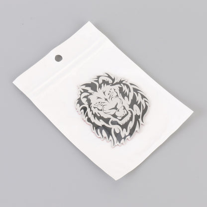 Car Lion Metal Stickers Personalized Aluminum Alloy Decorative Stickers, Size:8 x 7.5cm - 3D Metal Sticker by buy2fix | Online Shopping UK | buy2fix