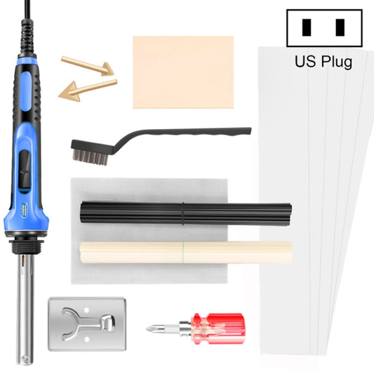 100W Electric Soldering Iron Plastic Welding Machine Car Bumper Repair Plier, US Plug (Blue) - Hand Tool Sets by buy2fix | Online Shopping UK | buy2fix