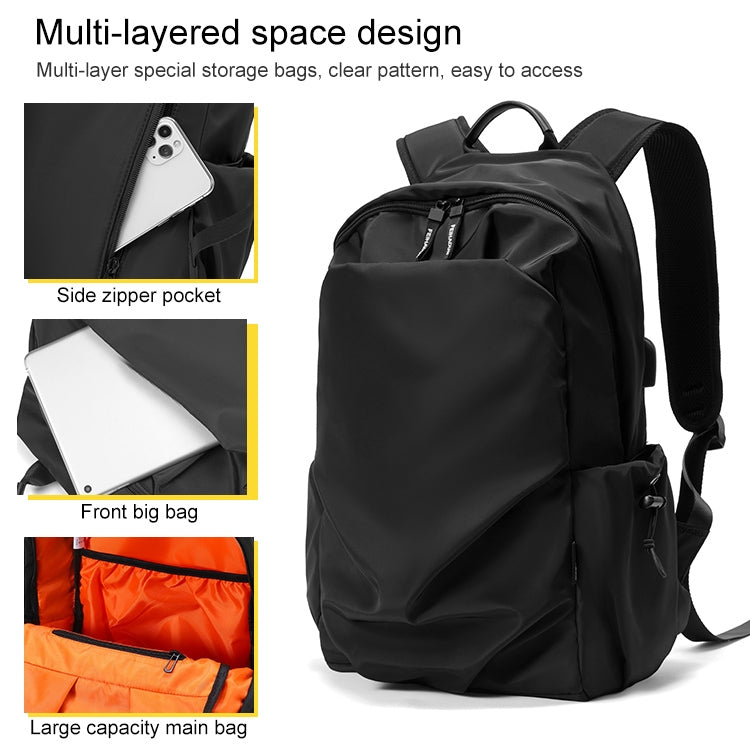 cxs-7103 Multifunctional Oxford Laptop Bag Backpack (Black) - Backpack by buy2fix | Online Shopping UK | buy2fix