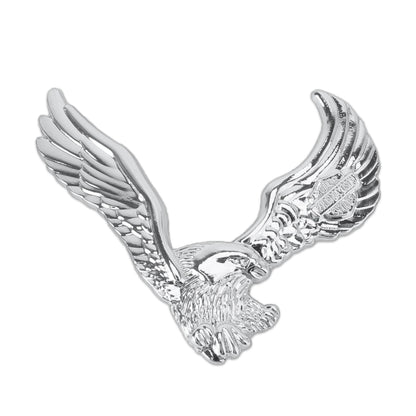 Hawk Pattern Car Metal Body Decorative Sticker (Silver) - Decorative Sticker by buy2fix | Online Shopping UK | buy2fix