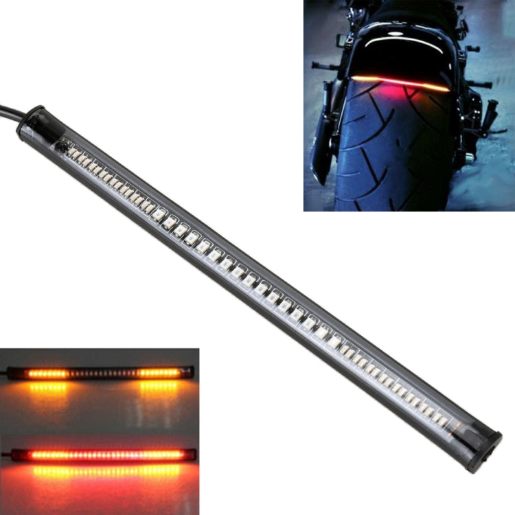 5W 12V 300LM Red+Yellow Light 32 LED Brake lights For Motorcycle, Cable Length:50cm - Others by buy2fix | Online Shopping UK | buy2fix