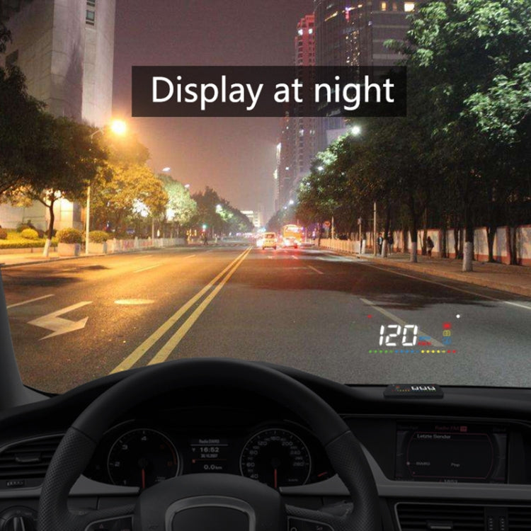 A200 OBD2 3.5 inch Vehicle-mounted Head Up Display Security System, Support Car Speed / Engine Revolving Speed Display / Water Temperature / Voltage - Head Up Display System by buy2fix | Online Shopping UK | buy2fix