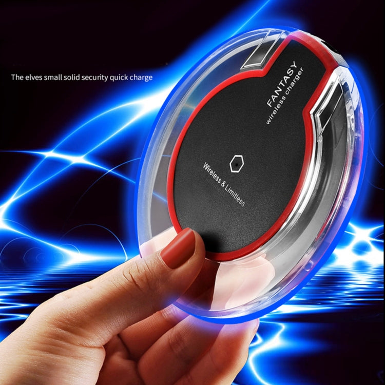 Safety Wireless and Limitless QI-standard Wireless Charger Fast Charging Charger with Micro USB Cable - Mobile Accessories by buy2fix | Online Shopping UK | buy2fix