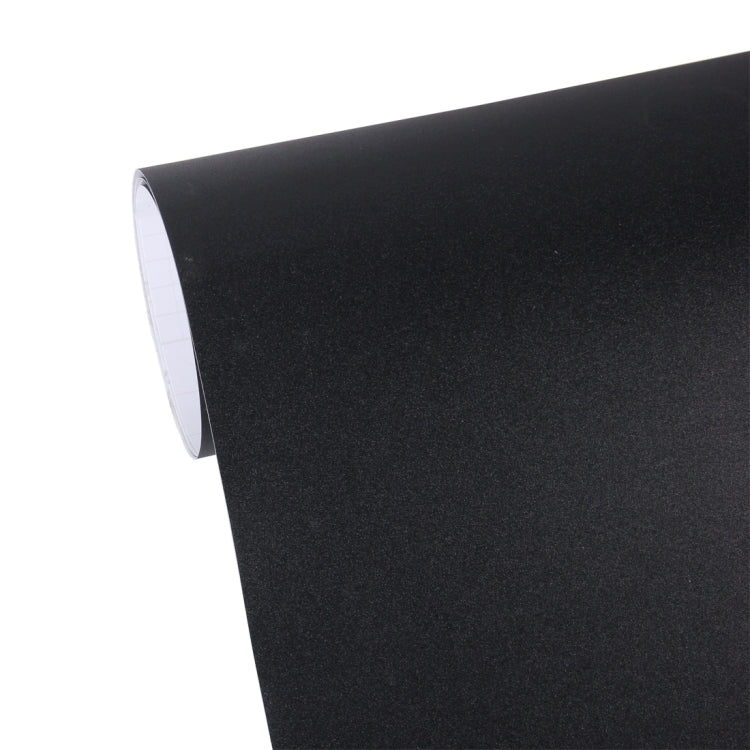 7.5m * 0.5m Grind Arenaceous Auto Car Sticker Pearl Frosted Flashing Body Changing Color Film for Car Modification and Decoration(Black) - Auto Film by buy2fix | Online Shopping UK | buy2fix