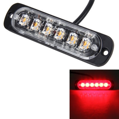 DC 12V-24V 2W 6LEDs SMD-2835 Lamps 17 Flash Patterns 3 Lines Car Flash Lamp Waterproof Car Truck Emergency Strobe Flash Warning Light, Cable Length: 90cm - Warning Lights by buy2fix | Online Shopping UK | buy2fix