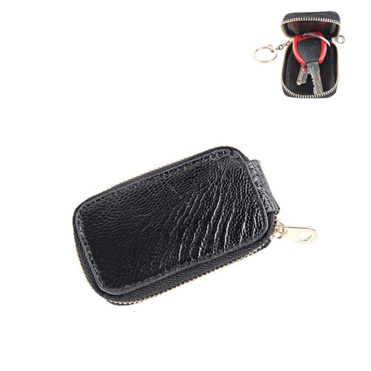 Universal Pure Cow Leather Waist Hanging Zipper Wallets Key Holder Bag (No Include Key) - Car Key Cases by buy2fix | Online Shopping UK | buy2fix