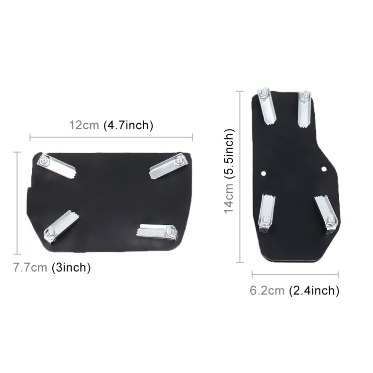 CS-322 2 in 1 Non-Slip Manual Car Truck Pedals Foot Brake Pad Cover Set - In Car by buy2fix | Online Shopping UK | buy2fix