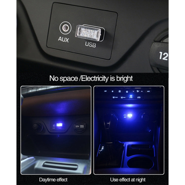 Universal PC Car USB LED Atmosphere Lights Emergency Lighting Decorative Lamp(Blue Light) - Atmosphere lights by buy2fix | Online Shopping UK | buy2fix