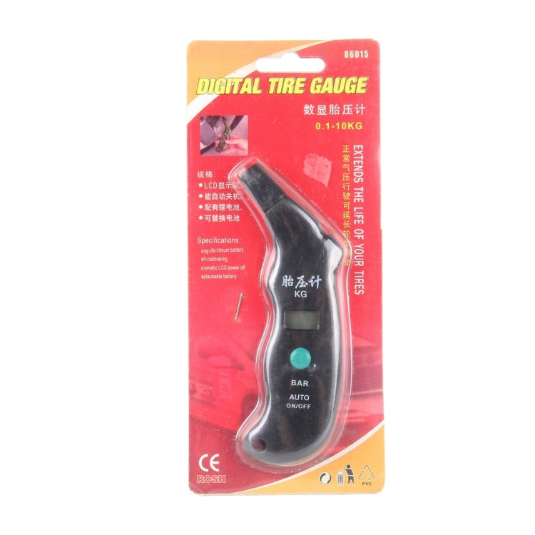 ROSH 86015 LCD Display Screen Digital Tire Gauge, Pressure Range: 0.1-10G - In Car by buy2fix | Online Shopping UK | buy2fix