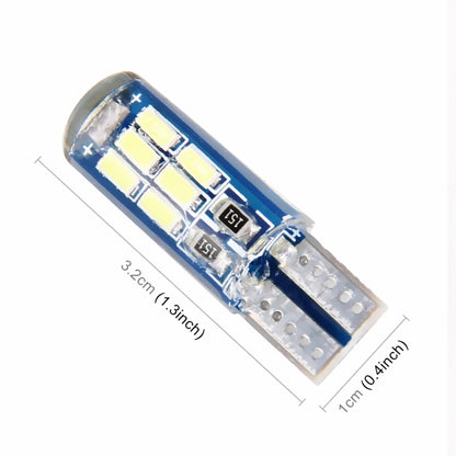 2 PCS T10/W5W/194/168/501 1.3W 9 LEDs SMD 4014 80 LM 7500K Car Reading Lamp Clearance Light, DC 12V(Cool White Light) - Clearance Lights by buy2fix | Online Shopping UK | buy2fix