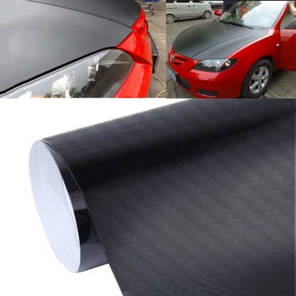 5D High Gloss Carbon Fiber Car Vinyl Wrap Sticker Decal Film Sheet Air Release, Size: 152cm x 50cm(Black) - Auto Film by buy2fix | Online Shopping UK | buy2fix