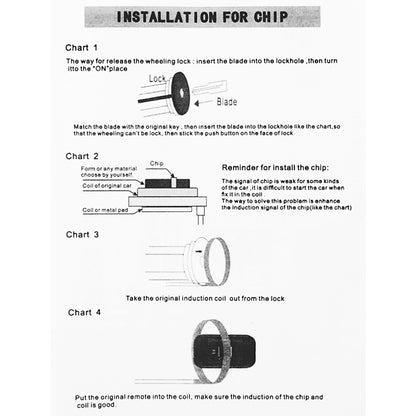 Smart Car Switch Car Engine Start Stop Switch Car Push Start Switch, with RFID Alarm System, Blue Light - Car Switches by buy2fix | Online Shopping UK | buy2fix