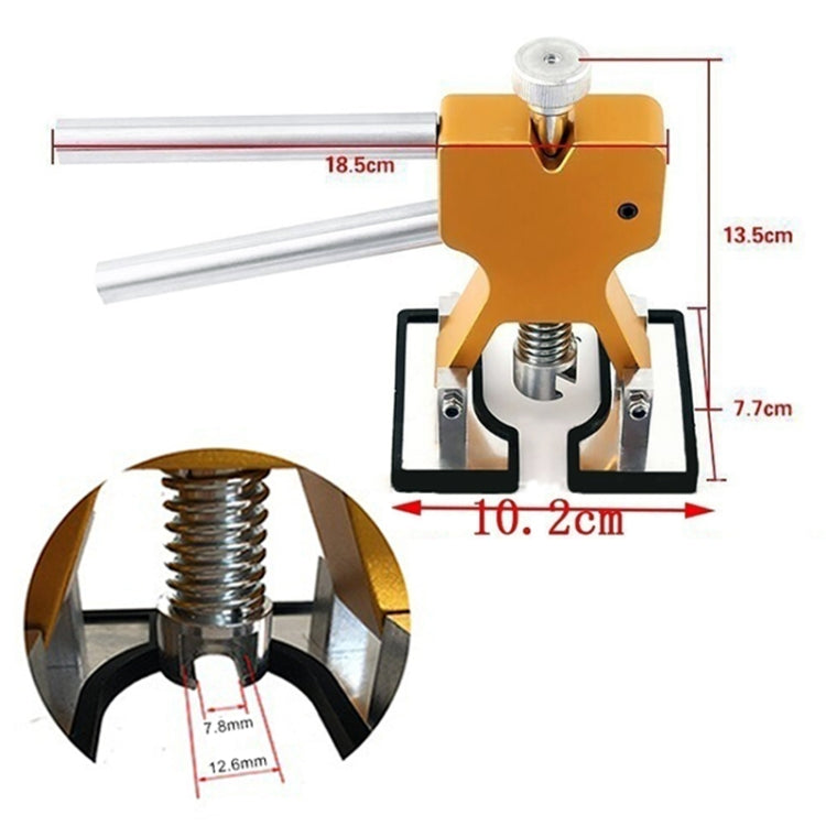 57 in 1 Auto Car Metal PDR Dent Lifter-Glue Puller Tab Hail Removal Paintless Car Dent Repair Tools Kit, with 20W Glue Gun, US Plug or EU Plug - In Car by buy2fix | Online Shopping UK | buy2fix