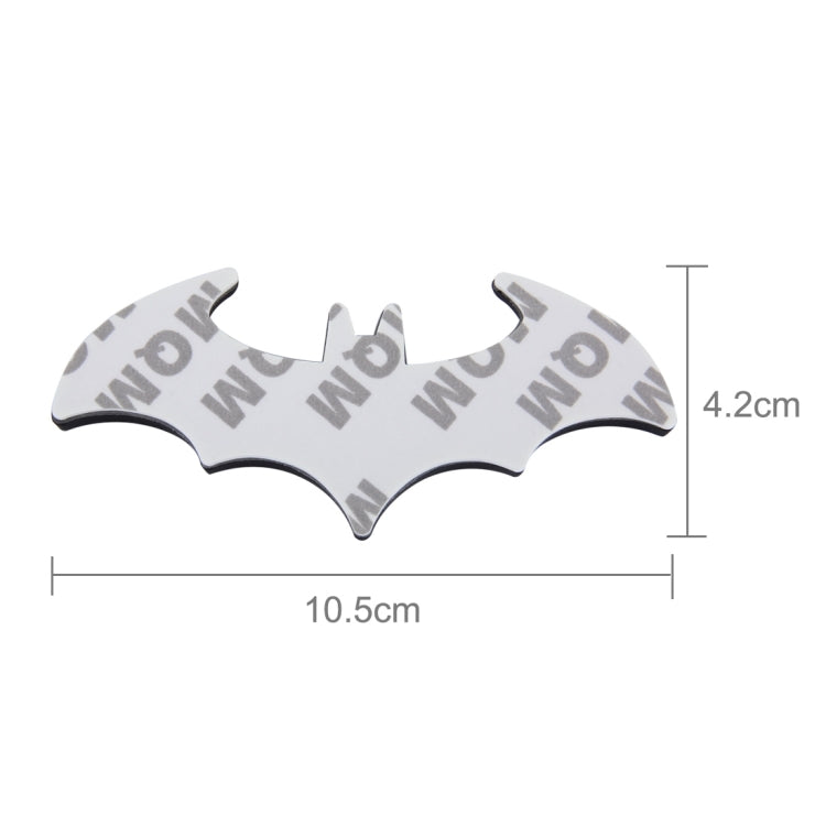 Bat Shape Shining Metal Car Free Sticker(Black) - 3D Metal Sticker by buy2fix | Online Shopping UK | buy2fix