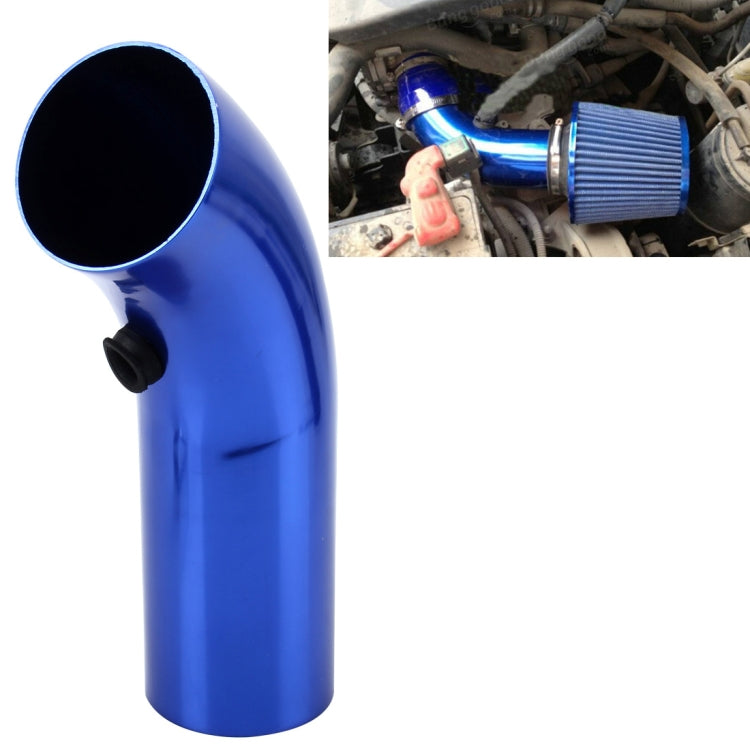 Universal  Air Intake Pipe Super Power Flow Air Intakes Short Cold Racing Aluminium Air Intake Pipe Hose with Cone Filter Kit System (Blue) - In Car by buy2fix | Online Shopping UK | buy2fix