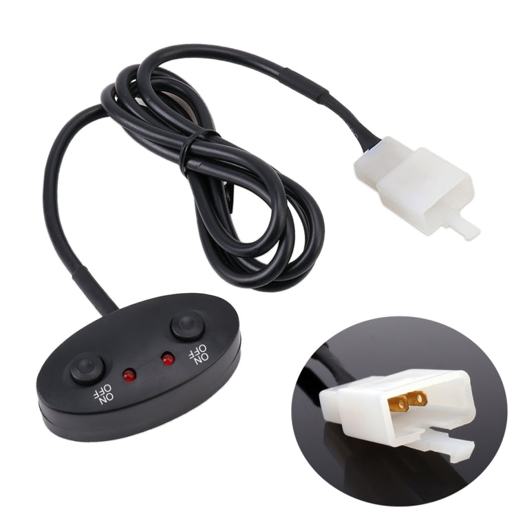 Dual Controller Switch with Indicator Light and Lock (Not Reset) - In Car by buy2fix | Online Shopping UK | buy2fix