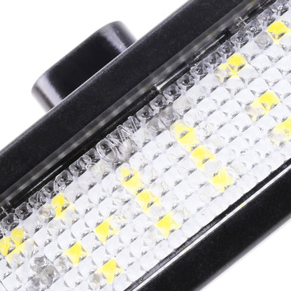 2 PCS DC 12V 3W 150LM 6000K LED License Plate Light 18LEDs SMD-3528 Bulbs Lamps for Ford Mustang 2010-2014 - License Plate Lights by buy2fix | Online Shopping UK | buy2fix