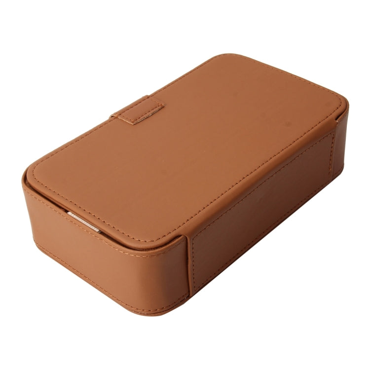 Universal Car Facial Tissue Box Case Holder Tissue Box Fashion and Simple Paper Napkin Bag with Napkin(Brown) - Tissue Boxes by buy2fix | Online Shopping UK | buy2fix