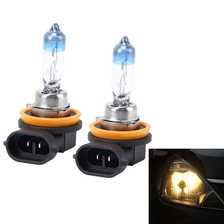 2 PCS H8/H11 55W 1700 LM 4300K HID Bulbs Xenon Lights Lamps, DC 12V - Halogen Lights by buy2fix | Online Shopping UK | buy2fix