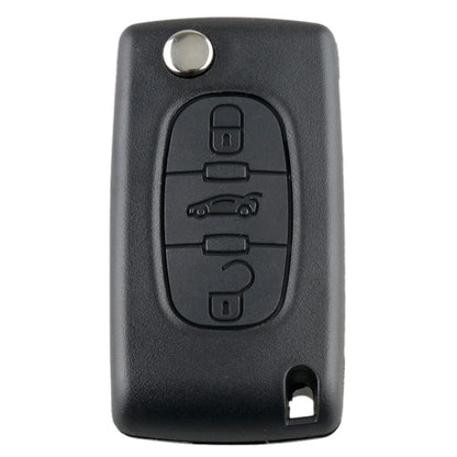 For PEUGEOT 3 Buttons Intelligent Remote Control Car Key with Integrated Chip & Battery & Holder & Slotted Key Blade, Frequency: 433MHz - Remote Car Key by buy2fix | Online Shopping UK | buy2fix