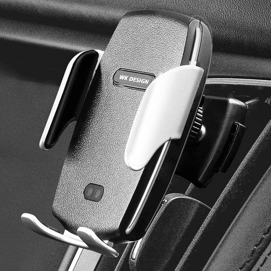 WK WP-U46 Max Wireless Charger Car Air Outlet Mobile Phone Holder Bracket - In Car by WK | Online Shopping UK | buy2fix