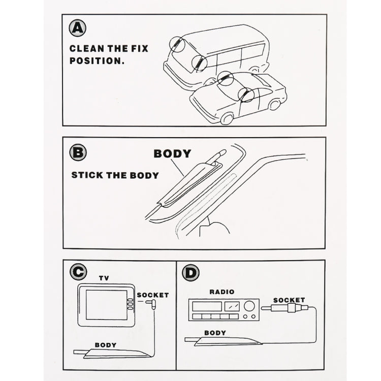 PS-92 Modified Car FM / AM Antenna Aerial - Aerials by buy2fix | Online Shopping UK | buy2fix