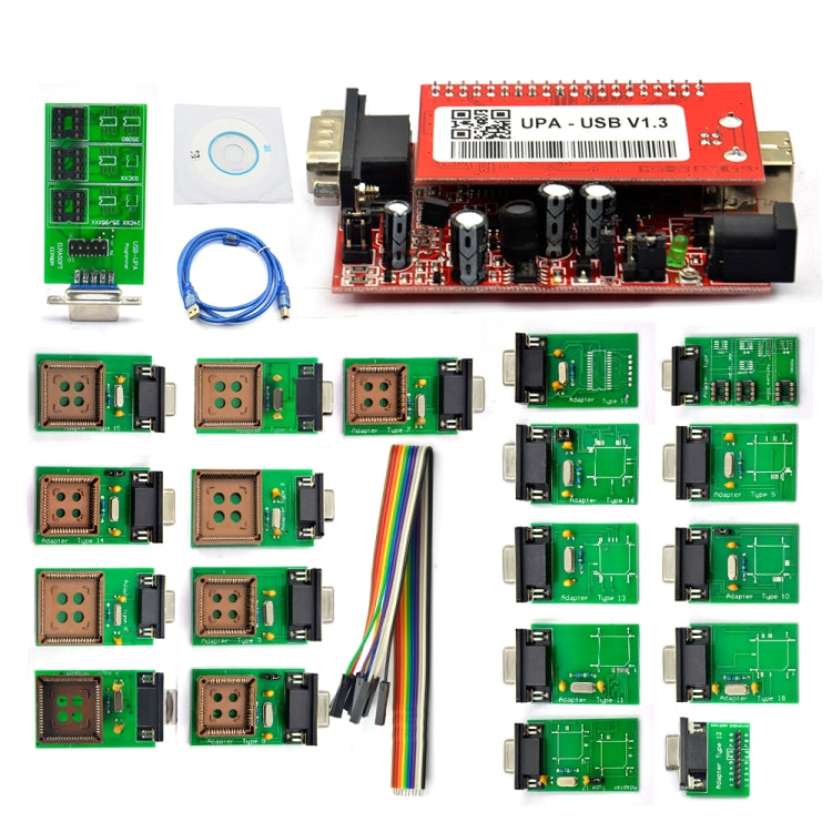 UPA V1.3 Car USB Programmer ECU Chip Tuning Eeprom Small Board Full Set - In Car by buy2fix | Online Shopping UK | buy2fix