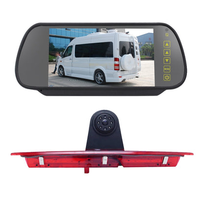 PZ466 Car Waterproof 170 Degree Brake Light View Camera + 7 inch Rearview Monitor for Ford Transit 2014-2015 - In Car by buy2fix | Online Shopping UK | buy2fix