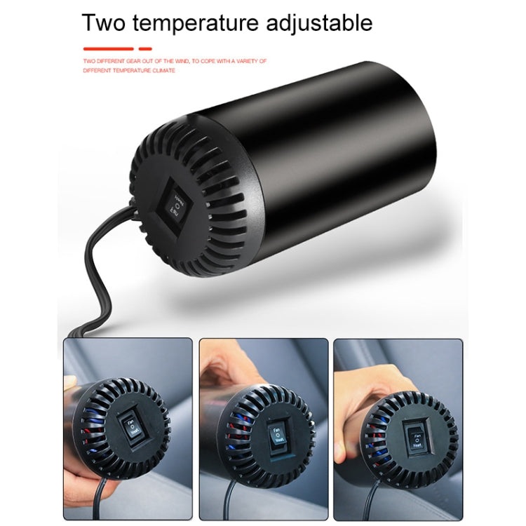 12V Portable Car Electric Heater Winter Defroster, Ordinary Version with Bracket Cable Length: 1.5m -  by buy2fix | Online Shopping UK | buy2fix