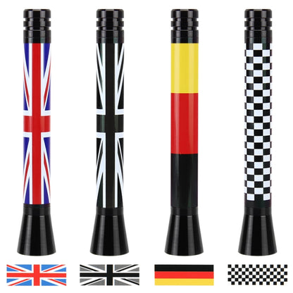 Short Universal Flag Pattern Car Antenna Aerial 7.5cm -  by buy2fix | Online Shopping UK | buy2fix