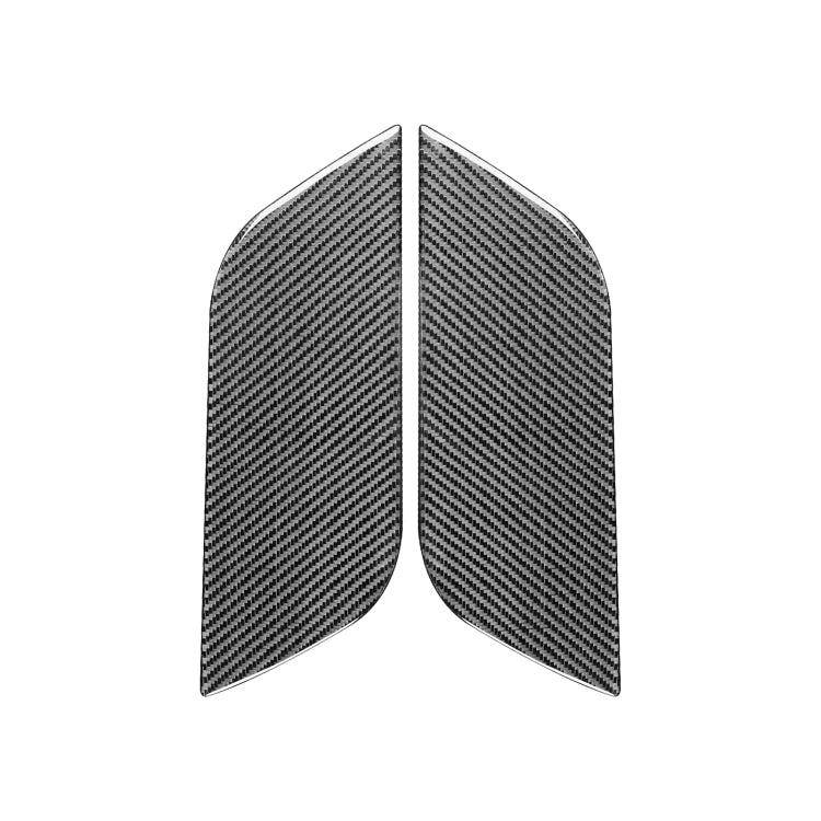 2 PCS / Set Carbon Fiber Car A Front Door Panel Decorative Sticker for Mercedes-Benz B-Class 2019,Left and Right Drive Universal - In Car by buy2fix | Online Shopping UK | buy2fix