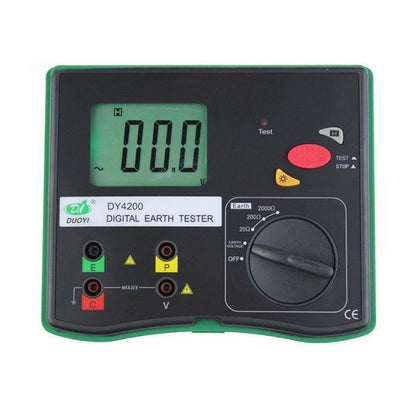 DUOYI DY4200 Car Higher Accuracy Digital Ground Resistance Tester - Electronic Test by DUOYI | Online Shopping UK | buy2fix