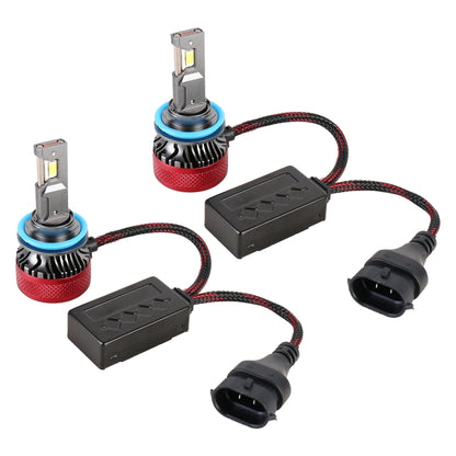 1 Pair H8 DC12V 65W 6000K 6500LM LED Car Headlights - In Car by buy2fix | Online Shopping UK | buy2fix