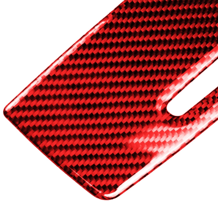 For BMW 3 Series E90 Carbon Fiber Car Ashtray Panel Decorative Sticker (Red) - In Car by buy2fix | Online Shopping UK | buy2fix