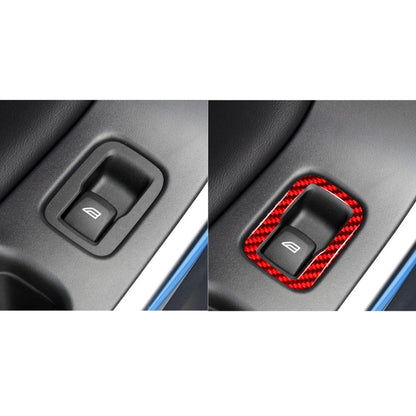 Car Window Lift Button Decorative Sticker for Volvo V60 2010-2017, Right Drive (Red) - In Car by buy2fix | Online Shopping UK | buy2fix