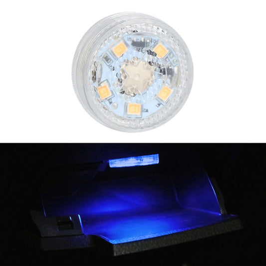 Car LED Interior Touch Light with A Button Battery (Blue Light) - In Car by buy2fix | Online Shopping UK | buy2fix