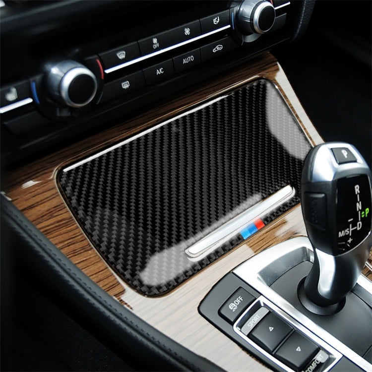 Three Color Carbon Fiber Car Storage Box Decorative Sticker for BMW 5 Series F10 2011-2017 -  by buy2fix | Online Shopping UK | buy2fix