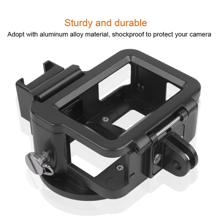 Housing Shell CNC Aluminum Alloy Protective Cage with Insurance Frame & 52mm UV Lens for GoPro HERO7 Black /6 /5 (Red) - DJI & GoPro Accessories by buy2fix | Online Shopping UK | buy2fix