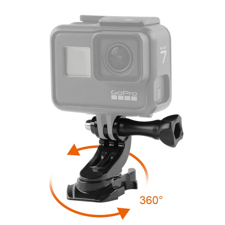 GP451 360-degree Rotating J-type Base for GoPro Hero11 Black / HERO10 Black /9 Black /8 Black /7 /6 /5 /5 Session /4 Session /4 /3+ /3 /2 /1, DJI Osmo Action and Other Action Cameras - DJI & GoPro Accessories by buy2fix | Online Shopping UK | buy2fix