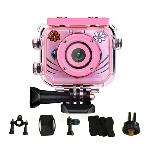 G20 5.0 Mega Pixel 1.77 inch Screen 30m Waterproof HD Digital Camera for Children (Pink) - Consumer Electronics by buy2fix | Online Shopping UK | buy2fix