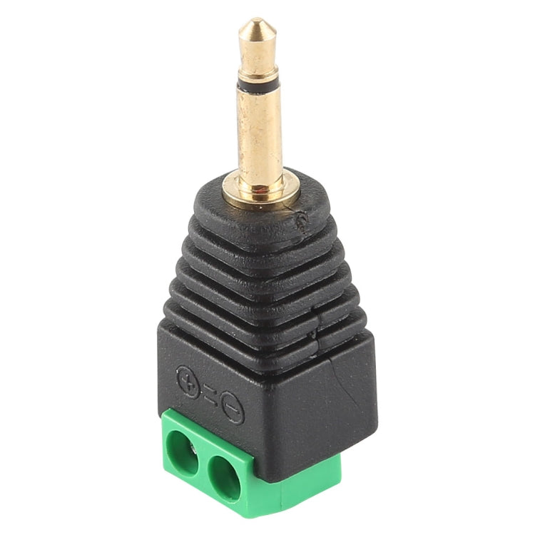 3.5mm Male Plug 2 Pole 2 Pin Terminal Block Stereo Audio Connector - Audio Adapter by buy2fix | Online Shopping UK | buy2fix