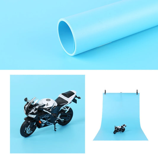 120x200cm PVC Paper Matte Photography Background(Blue) - Camera Accessories by buy2fix | Online Shopping UK | buy2fix