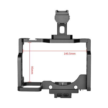 YELANGU C15-B YLG0711A-A Video Camera Cage Stabilizer with Handle for Nikon Z6 / Z7(Black) - Camera Accessories by YELANGU | Online Shopping UK | buy2fix