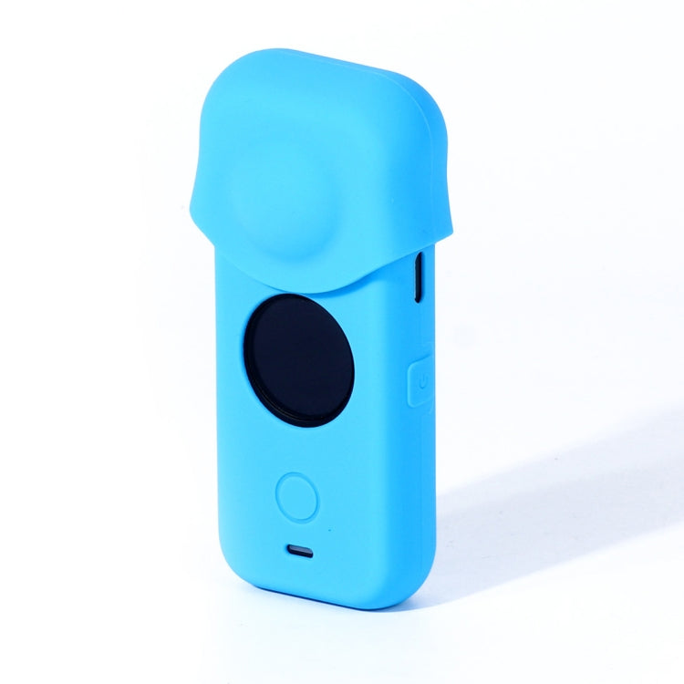 Full Body Dust-proof Silicone Protective Case for Insta360 ONE X2 (Blue) - DJI & GoPro Accessories by buy2fix | Online Shopping UK | buy2fix