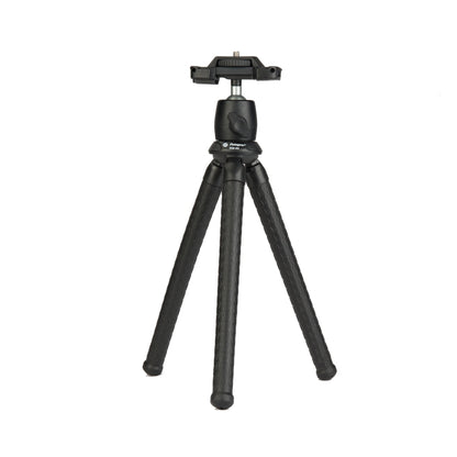 Fotopro RM-80 Mini Desktop Tripod Mount + MH-8 Ball Head with 1/4 inch Screw & Phone Clamp(Black) - Tripods by Fotopro | Online Shopping UK | buy2fix