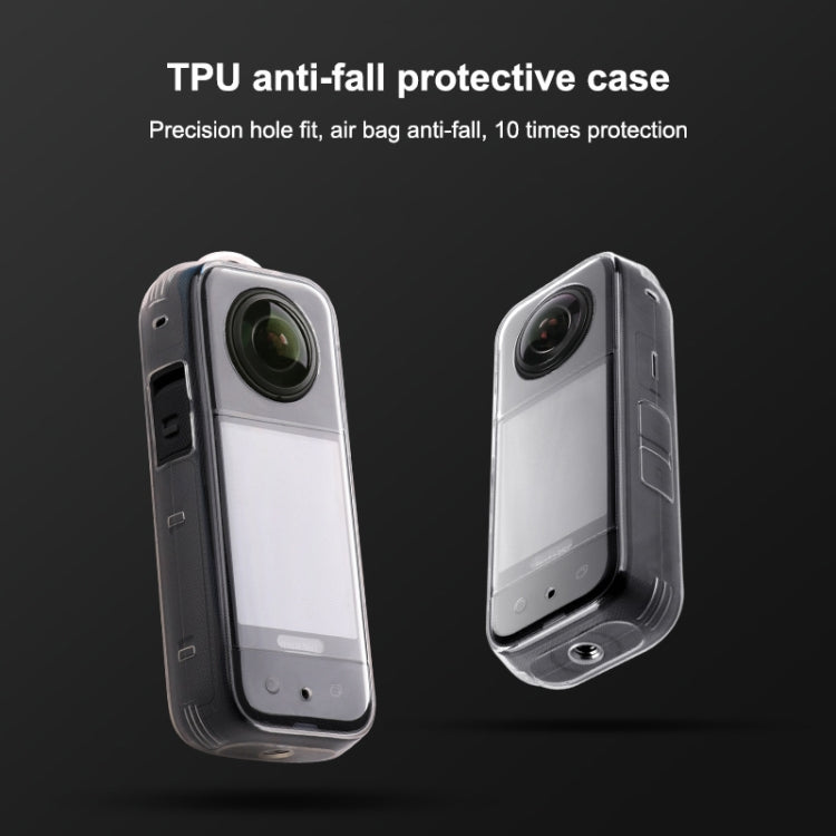 For Insta360 X3 Full Body Clear TPU Protective Case (Transparent) - Case & Bags by buy2fix | Online Shopping UK | buy2fix